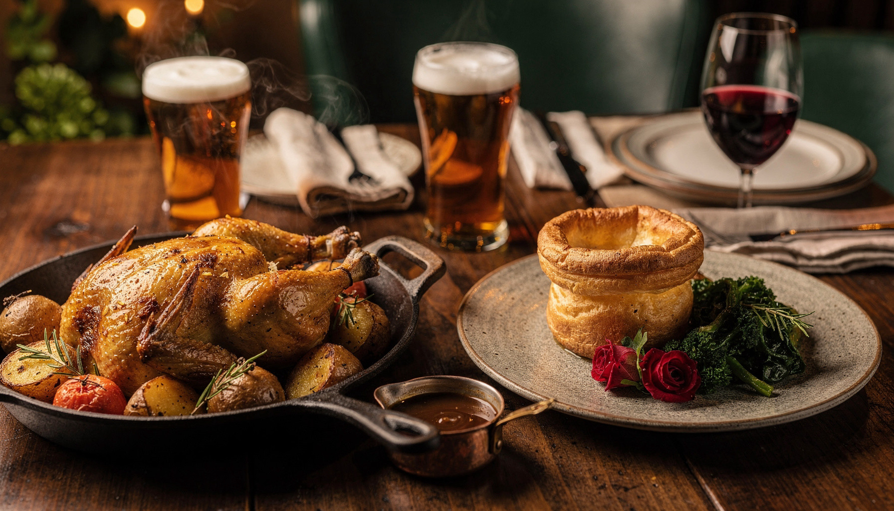 The Wheatsheaf Gomersal — gastropub restaurant website built with WebZum AI website creator